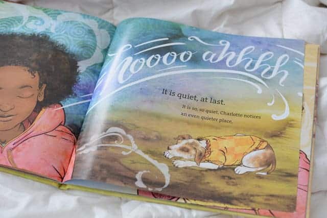 One of the few bedtime story books that encourages calming breaths