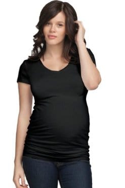 Ingrid & Isabel Short Sleeve V-Neck Maternity Tee