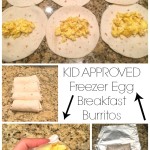 Freezer Egg Breakfast Burritos