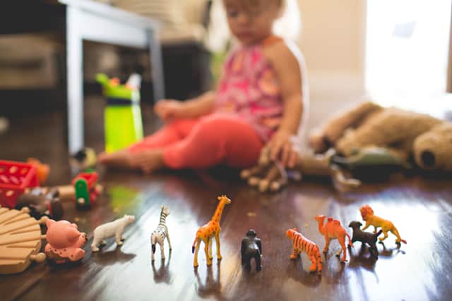 When you have too many toys, your child can't engage as deeply as she needs to learn from the play experience
