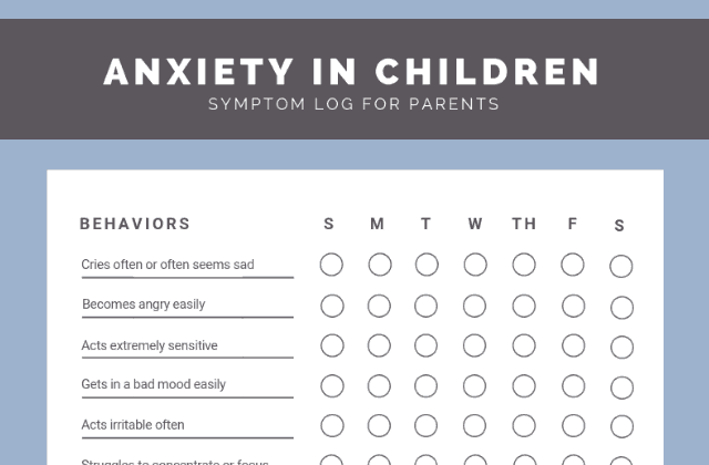 Download: anxiety in children symptoms checklist
