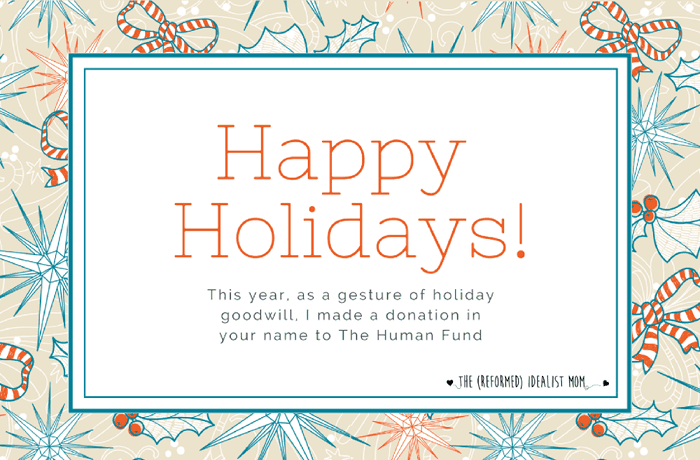 Donating to Charity As a Gift? 3 Cards to Make Your Loved Ones Smile