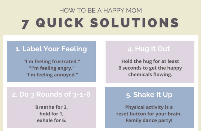 Cheat Sheet: How to Be a Happy Mom