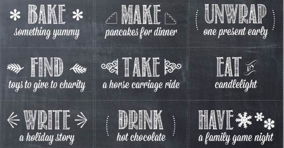 Sneak peek: Advent calendar activities