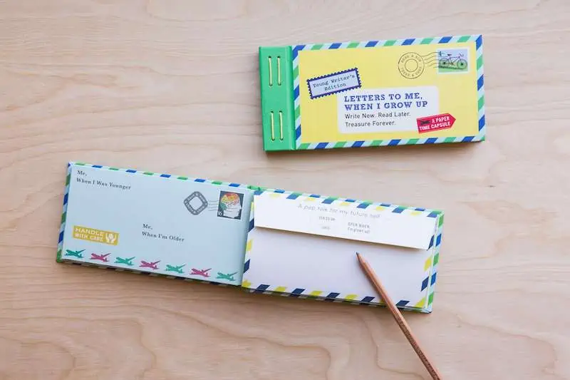 For a unique experience gift for kids, give these prompted letters to their future self
